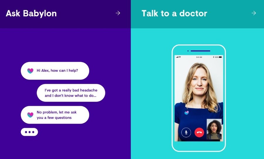 IoT in healthcare, Babylon Health app