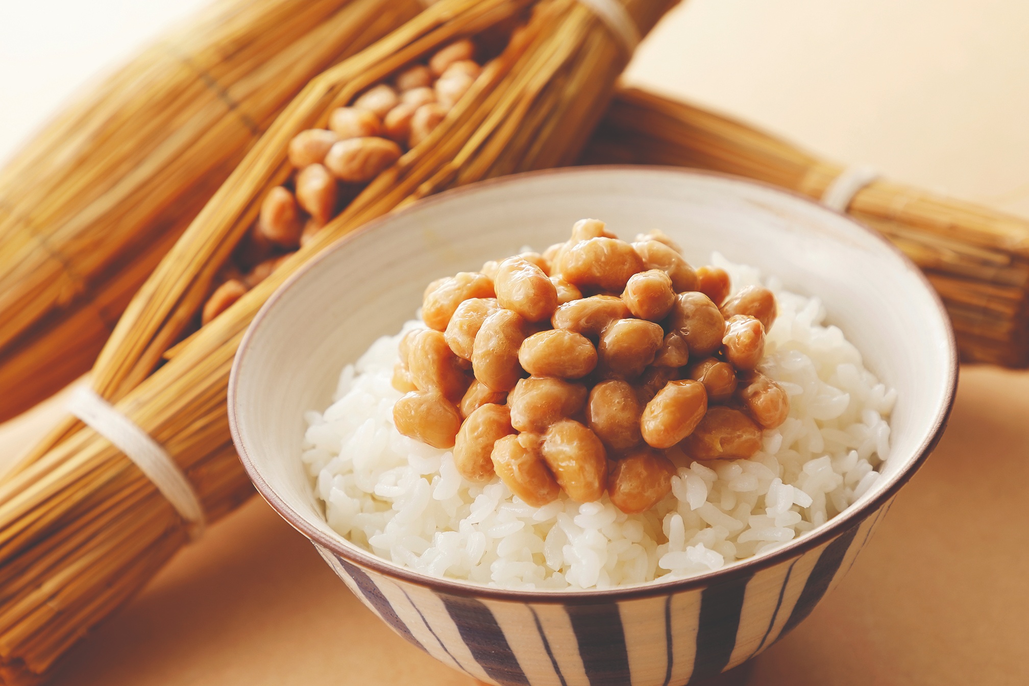 Japanese Natto is rich in vitamin K2