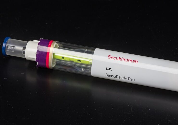 Autoinjector with Cosentyx by Novartis (Secukinumab)