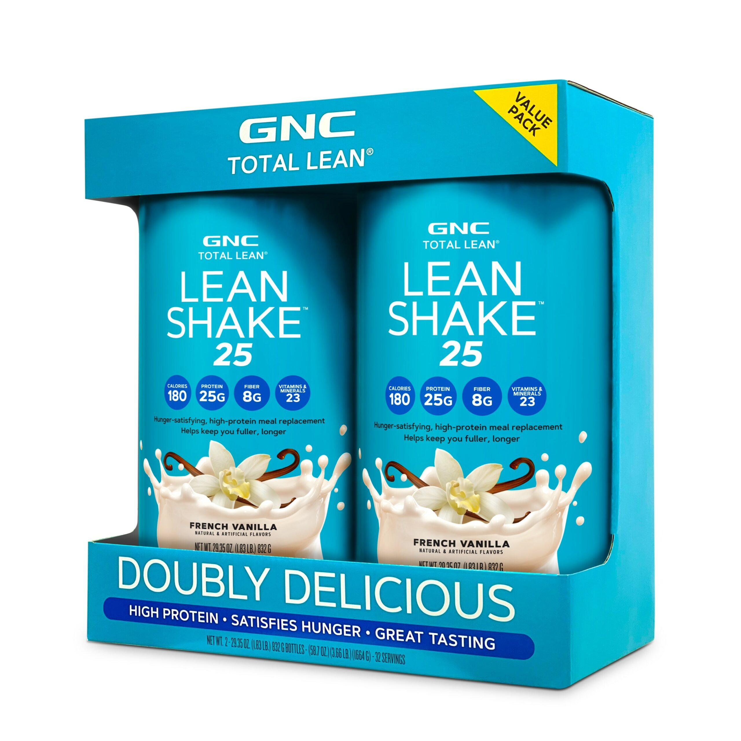 GNC Total Lean Shake French Vanilla Twin Pack